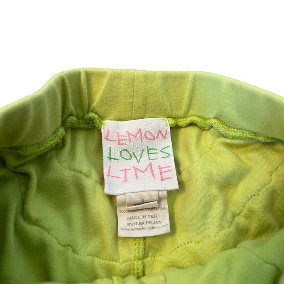 Lemon Loves Time Chartreuse Ruffle Frilly Campy Flamboyant Skort 6 - Picture 2 of 4